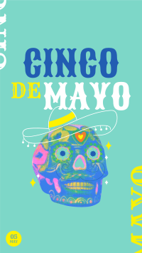 Skull De Mayo Facebook Story