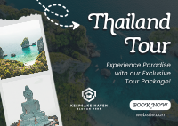 Thailand Tour Package Postcard Image Preview