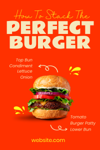 The Burger Delight Pinterest Pin