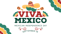 Viva Mexico Sombrero Facebook Event Cover