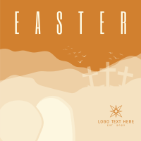Easter Resurrection  Linkedin Post
