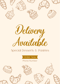 Assorted Pastry Creation Flyer