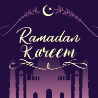 Ramadan Mosque Greeting Instagram Post