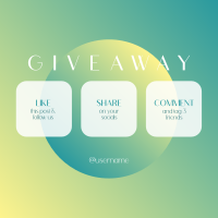 Gradient Planet Giveaway Linkedin Post