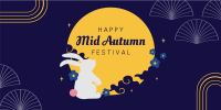 Mid Autumn Festival Twitter Post Design