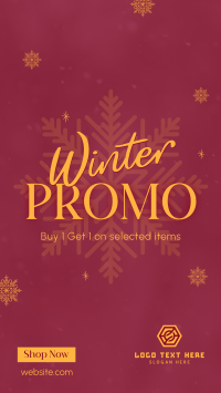 Winter Season Promo Facebook Story