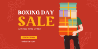 Boxing Day Mega Sale Twitter Post