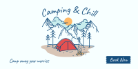 Camping and Chill Twitter Post