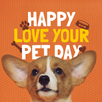 Wonderful Love Your Pet Day Greeting Linkedin Post