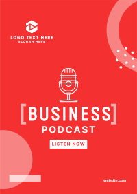 Business Podcast Poster Image Preview