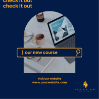 New Course Instagram Post Design