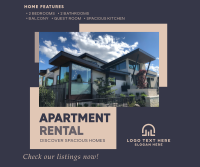 Apartment Rental Real Estate Facebook Post