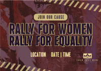 Women's Equality Rally Postcard