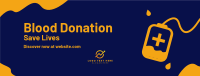 Blood Bag Donation Facebook Cover