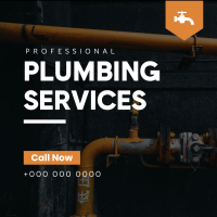Plumbing Services Instagram Post Design