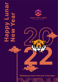 Lunar Tiger Flyer Design