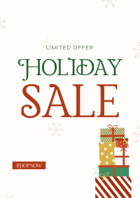 Holiday Gift Sale Poster