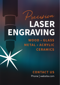 Precision Laser Engraving Flyer