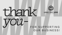 Minimalist Thank You Animation