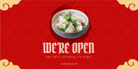 Tasty Dimsum Twitter Post Design