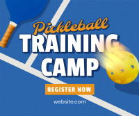 Pickleball Training Camp Facebook Post