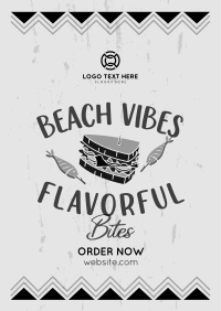 Flavorful Bites at the Beach Flyer