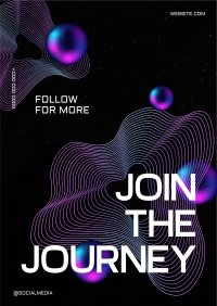 Follow Futuristic Journey Flyer