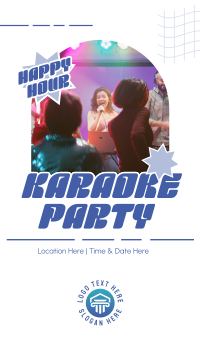 Karaoke Party Hours Facebook Story