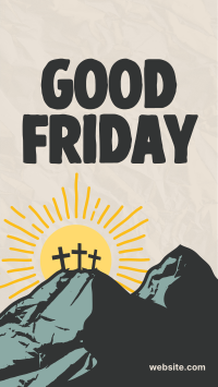 Good Friday Calvary Facebook Story