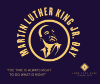 Martin Luther King Jr Day Facebook Post