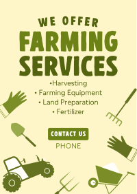 Trusted Farming Service Partner Flyer