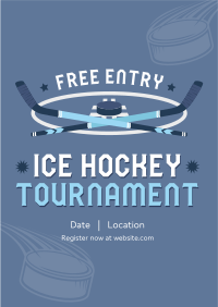 Ice Hockey Tournament Flyer