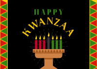 Happy Kwanzaa Postcard