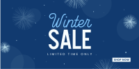 Winter Wonderland Sale Twitter Post Design