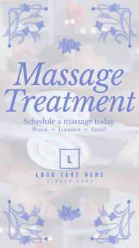 Art Nouveau Massage Treatment Instagram Story