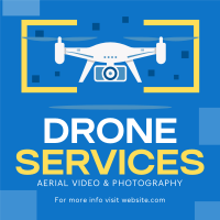 Drone Service Solutions Linkedin Post Design