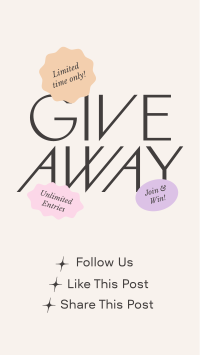 Join & Win Giveaway Instagram Story