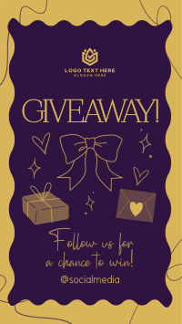 Feminine Giveaway Promo Instagram Story