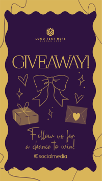 Feminine Giveaway Promo Instagram Story