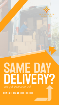 Reliable Delivery Courier Instagram Story