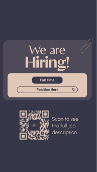 Generic Job Hiring TikTok Video Design