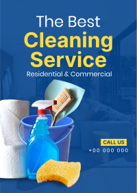 The Best Cleaning Service Poster