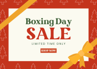 Boxing Day Sale Postcard