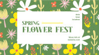 Flower Fest Facebook Event Cover Design