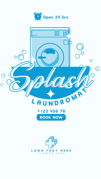 Splash Laundromat Facebook Story