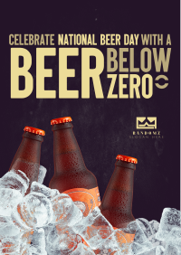 Below Zero Beer Flyer