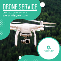 Drone Service Instagram Post Design