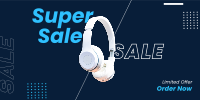 Super Sale Headphones Twitter Post