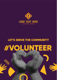 All Hands Community Volunteer Flyer