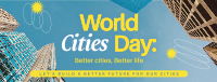 Modern World Cities Day Facebook Cover Image Preview